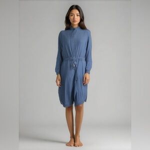Women's a.n.d Denim Dress, L, Blue